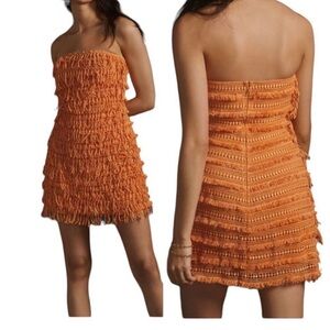 Let Me Be Anthropologie Fringe Dress